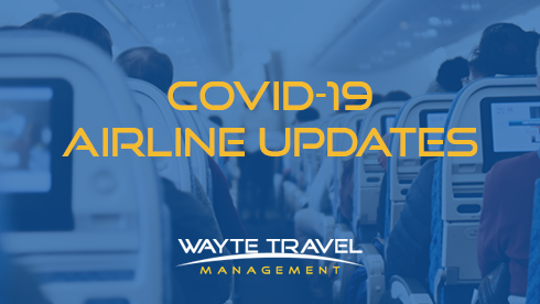 COVID-19 Airline updates graphic