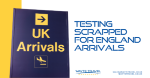 Testing scrapped for England arrivals image