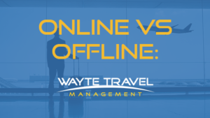 Online vs Offline graphic